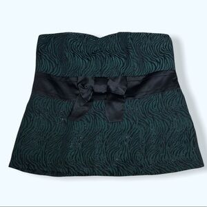 Lane Bryant Strapless Zebra Print Top Sz 24